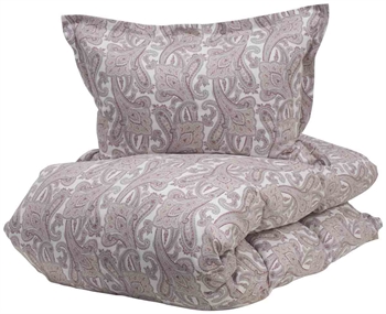 Se Borås sengetøj - 140x200 cm - Milazzo pink - Sengesæt i 100% bomuldssatin - Borås Cotton sengelinned hos Dynezonen.dk